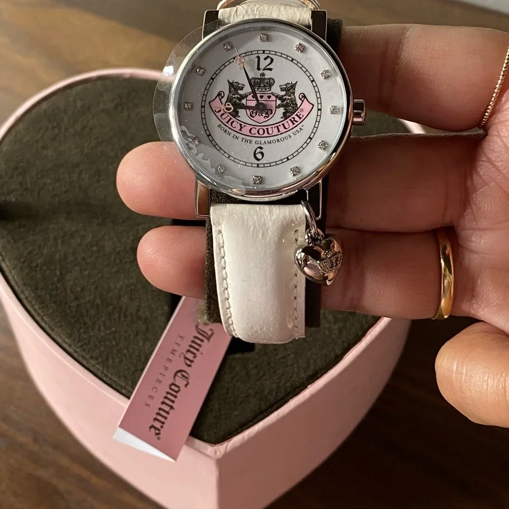 NWT Juicy Couture Watch Heart Box Pink couture coquette